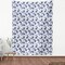 Ambesonne Fish Fabric by the Yard, Japanese Carp Koi Wave Patterned Background Ancestral Animals Culture, Decorative Fabric for Upholstery and Home Accents, 1 Yard, Dark Blue White